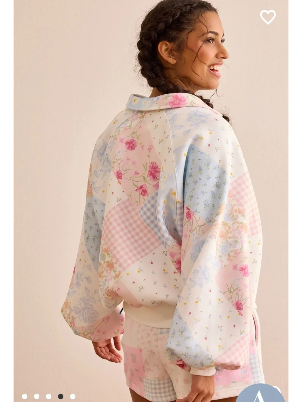 Garden Stroll Balloon Sleeve Pullover new with tags Altar’d State - Picture 3 of 4
